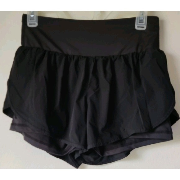Pants - CADMUS 2 in 1 Sport Workout Women's Gym Running Tennis Athletic-Skort Black Sz M